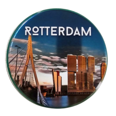 Typisch Hollands Blikje Rotterdam gevuld met Roombotersnoepjes