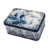 Typisch Hollands Tin of gingerbread rectangle Delft blue