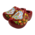 Typisch Hollands Original Clogs - Red - Windmills and Tulips 14 cm