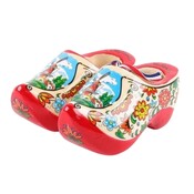 Matix Houten klompjes - rode zool 10 cm