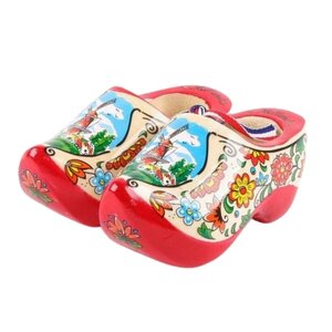 Typisch Hollands Wooden clogs - red sole 10 cm