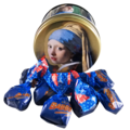 Typisch Hollands Tin of Girl with a Pearl Earring filled with Butter Candies