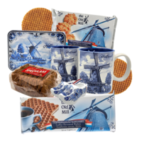 Typisch Hollands Mokken en lekkernijenpakket - Delfts blauw