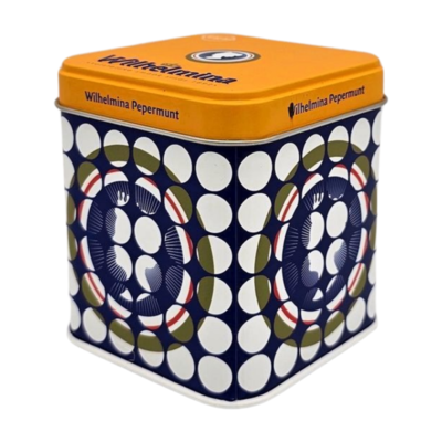 Typisch Hollands Can of Peppermint - (Wilhelmina) Orange lid