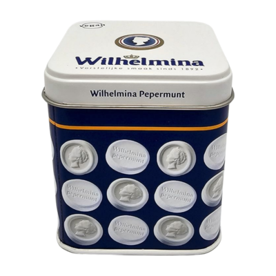 Typisch Hollands Can of Peppermint - (Wilhelmina) White lid