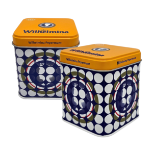 Typisch Hollands Can of Peppermint - (Wilhelmina) Orange lid