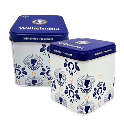 Typisch Hollands Can of Peppermint - (Wilhelmina) Blue lid