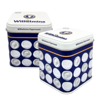 Typisch Hollands Blik Pepermunt - (Wilhelmina)  Witte deksel