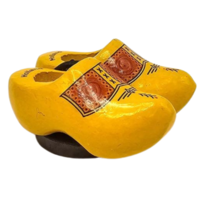 Typisch Hollands Holland Magnet 2 Clogs Gelbe Boerenbies