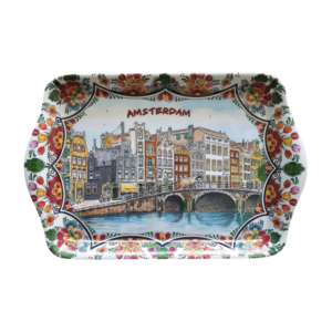 Typisch Hollands Mini Dienblad Amsterdam - Polycolor