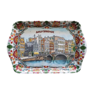Typisch Hollands Mini-Tablett Amsterdam - Polycolor