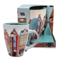 TTD Gifts Mug with Spoon Amsterdam in gift packaging