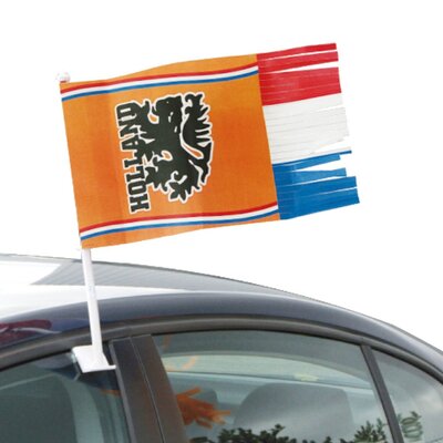 Typisch Hollands Autofahne - Holland - Löwe - Rot-Weiß-Blau