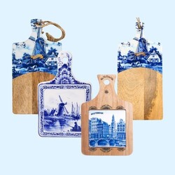 Käseplatten aus Delfter Blauschimmelkäse