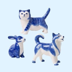 Delft blue animals