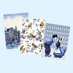Delft blue greeting cards