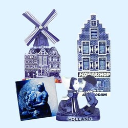 Delft blue magnets