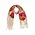 Robin Ruth Fashion Damesjaal Robin Ruth Tulpen - creme-beige oranje-rood