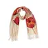 Robin Ruth Fashion Damesjaal Robin Ruth Tulpen - creme-beige oranje-rood
