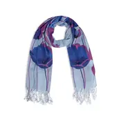 Robin Ruth Fashion Damessjaal met Tulpprint - Paars en violet