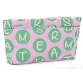 Typisch Hollands Toiletry bag - Pink-Green - with Dots - Amsterdam