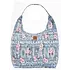 Robin Ruth Fashion Grote schoudertas Tas Holland - Licht blauw - Bloemen