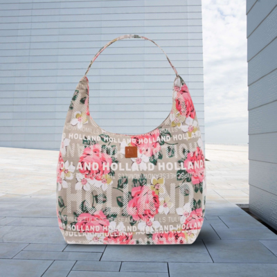 Robin Ruth Fashion Große Umhängetasche Bag Holland - Beige - Blumen