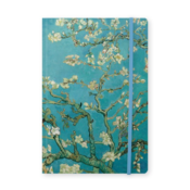 Typisch Hollands Softcover notitieboekje, A5, Van Gogh, Amandelbloesem
