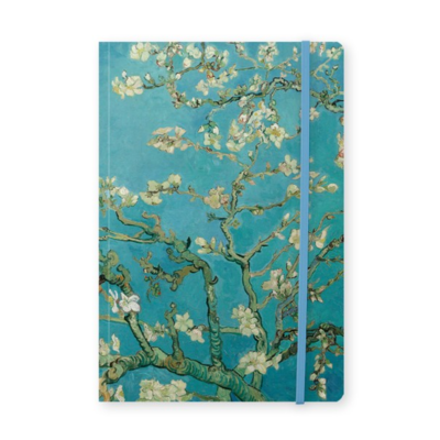 Typisch Hollands Softcover-Notizbuch, A5, Van Gogh, Mandelblüte
