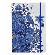 Typisch Hollands Softcover notebook, A5, Delft blue birds.