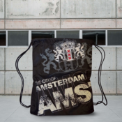 Robin Ruth Amsterdam rugzak - Nylon - Premiumkwaliteit Zwart - Antraciet