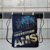 Robin Ruth Amsterdam rugzak - Nylon - Premiumkwaliteit - Blauw