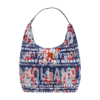 Robin Ruth Fashion Large shoulder bag Bag Holland - Blue - Flowers
