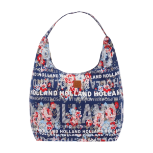 Robin Ruth Fashion Grote schoudertas Tas Holland - Blauw - Bloemen