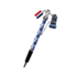 Typisch Hollands Delft blue - Ballpoint pen with charms - Gable house and Dutch flag