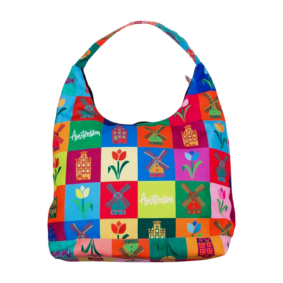 Typisch Hollands Shoulder bag with zipper - Multicolor - Holland - Amsterdam
