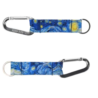 Typisch Hollands Keychain - van Gogh carabiner - Starry sky