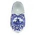 Heinen Delfts blauw Delft blue clog of tulips in clog - Medium size