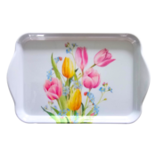 Typisch Hollands Tablett - Tulpen 21x14cm
