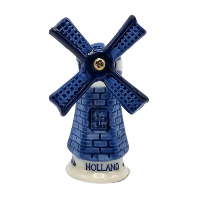 Heinen Delfts blauw Delfter blaue Steinmühle - Holland 14 cm