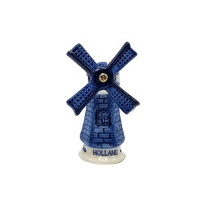 Heinen Delfts blauw Delft blue stone mill - Holland 5 cm