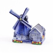 Heinen Delftware Delft blue polder mill 12 cm