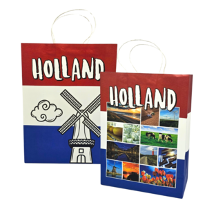 Typisch Hollands Paper gift bag Large - Red-White-Blue - Holland