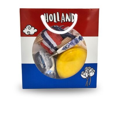 Typisch Hollands Nederlands geschenktasje - Kaas- en kaas-toebehoren