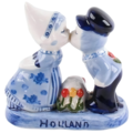 Typisch Hollands Küssendes Paar Holland Delfter Blau - Tulpen - 10 cm