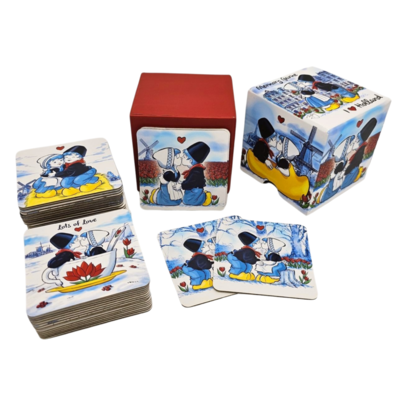 Typisch Hollands Memospel Holland- -Kissing Couple