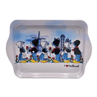 Typisch Hollands Dutch kissing couple tray (medium)