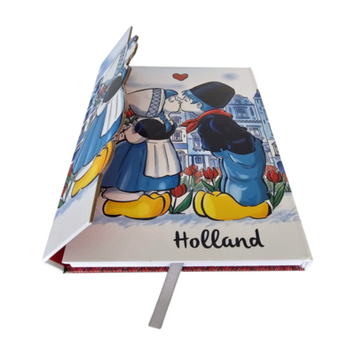 Typisch Hollands Notebook - Magnetic - Kissing Couple Holland