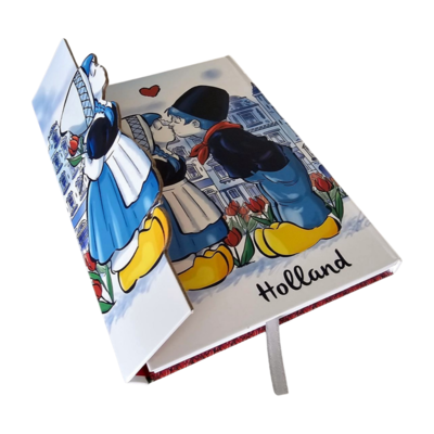 Typisch Hollands Notitieboekje - Magnetisch - Kuspaar Holland