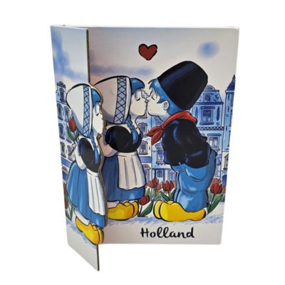 Typisch Hollands Notitieboekje - Magnetisch - Kuspaar Holland